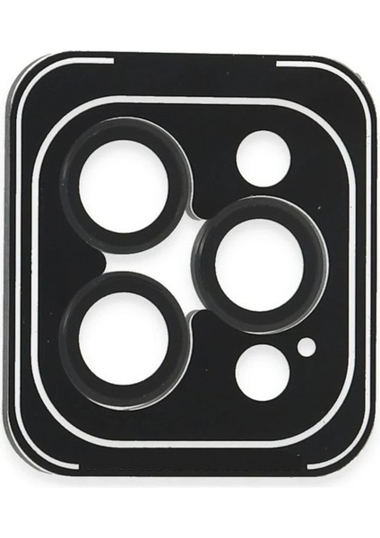 Allzey Joko Iphone 16 Pro Max Pvd Metal Kamera Lens - Siyah