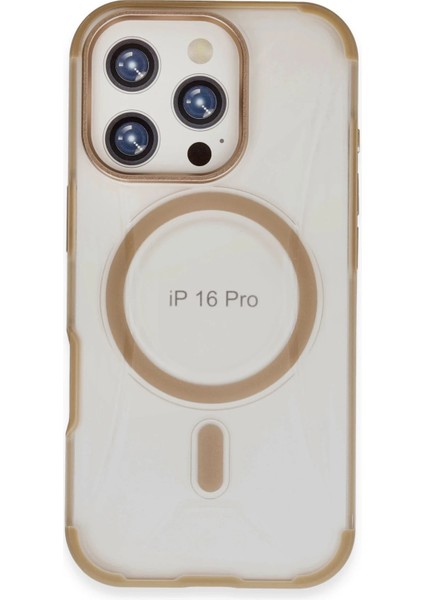 Allzey Joko Iphone 16 Pro Max Hilton Magsafe Kapak - Gold modelleri