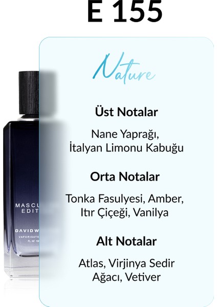 E155 Looms 100 ml Erkek Parfüm | Nature fiyatları