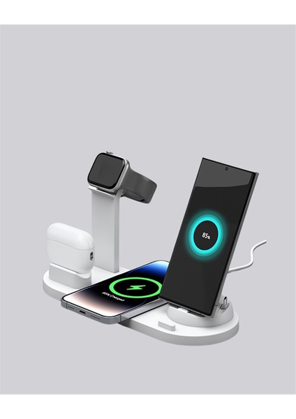 Wizard Iphone, Apple Watch ve Airpods ile Uyumlu 4'ü 1 Arada Şarj Ünitesi – Tüm Apple Cihazları Tek Noktada modelleri