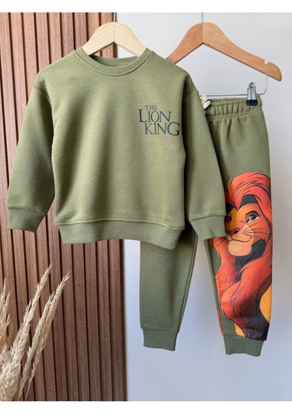 Barbosa The Lion Kıng Aslanlı %100 Pamuk Hali Erkek Eşortman Takımı fırsatları