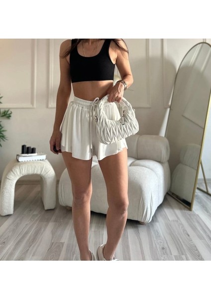 Kadın Sandy Kumaş Spor Şık Casual Sporcu Şortlu Etek indirimleri