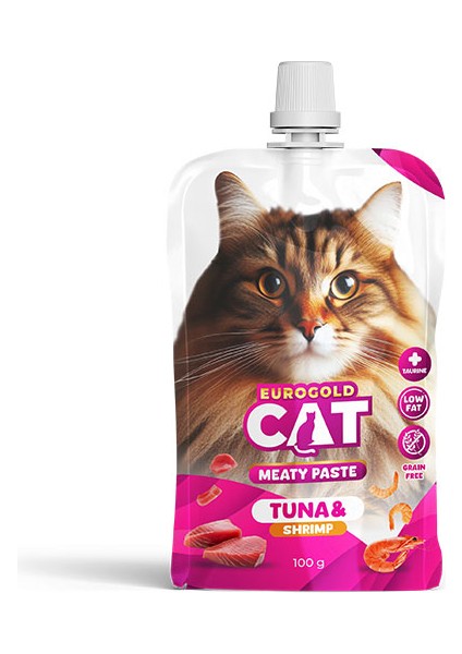 Allzey Eurogold Cat Et Ezmesi Ton Balığı-Karides 100 gr