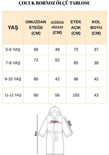 Kapşonlu Unisex &#37;100 Pamuklu Çocuk Banyo Bornozu Tiger - 11-12 Yaş modelleri