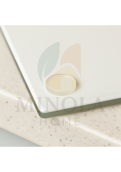 Temperli Cam Kesme Tahtası Sunum Tahtası Cam Doğrama Tahtası Antibakteriyel Oval Kenarlı indirimleri