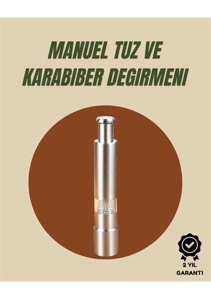 Wizard Sağlıklı ve Dalı Gıda Sınıfı Paslanmaz Çelik Öğütücü