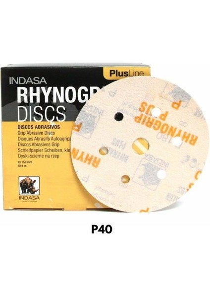 Kuru Tabaka Zımpara P40 Hookıt Disk Zımpara 150MM 6 Delik Rhynogrıp Plus Dısc 15 Adet fiyatları