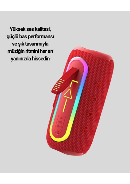 Wizard Yüksek Ses Kaliteli Kablosuz Hoparlör LED Işıklı fiyatları