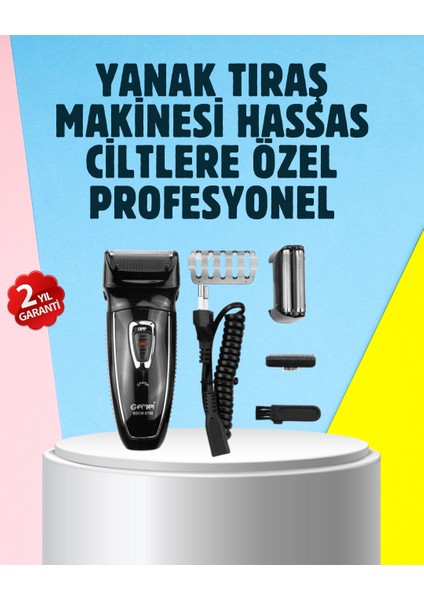 Wizard Çift Başlıklı Taşınabilir Tıraş Cihazı