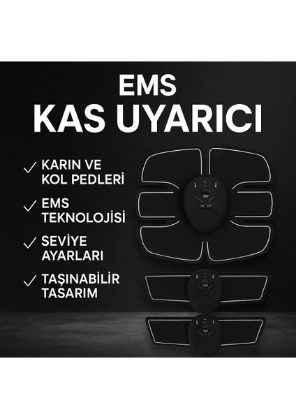 Titreşimli Ems Spor Aleti Karın Kol ve Bacak Kas Yapma Cihazı 2025 Model fiyatları