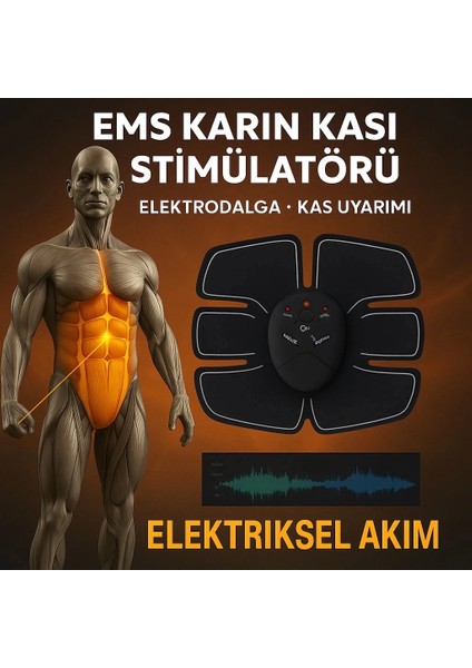 Titreşimli Ems Spor Aleti Karın Kol ve Bacak Kas Yapma Cihazı 2025 Model fırsatları