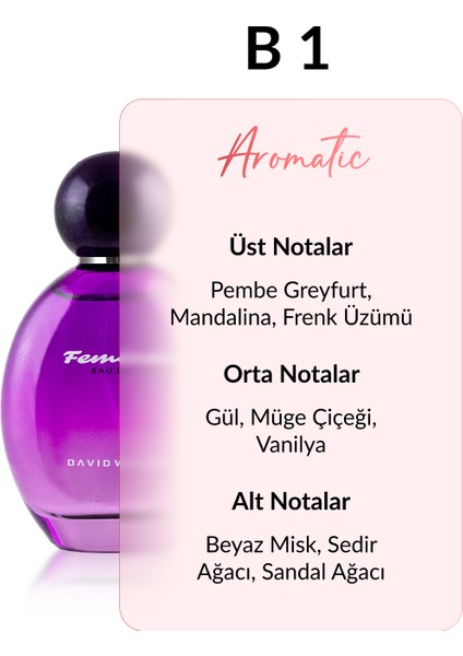 B1 Crace 100 ml Kadın Parfüm | Aromatic fiyatları