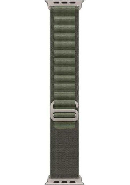 Apple Watch 42MM 10.nesil Alpine Loop Metal Toka Örgü Işleme Kordon Premium Kayış Krd-74