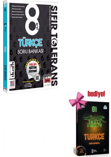 Yargı 8.sınıf Sıfır Tolerans Türkçe Soru Bankası + Türkçe Soru He