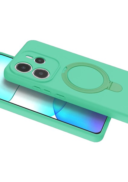 Allzey Newface Xiaomi Redmi Note 14 4g Regal Magsafe Standlı Kapak - Yeşil fırsatları