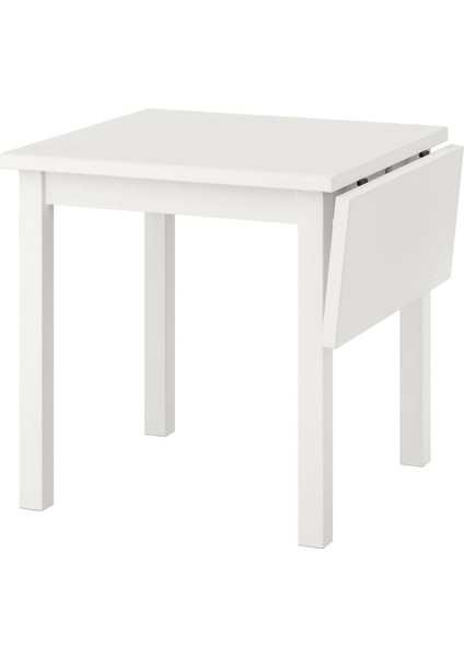 Nordviken Katlanır Mutfak Masası Beyaz 2-4 Kişilik 74 / 104 x 74 Cm