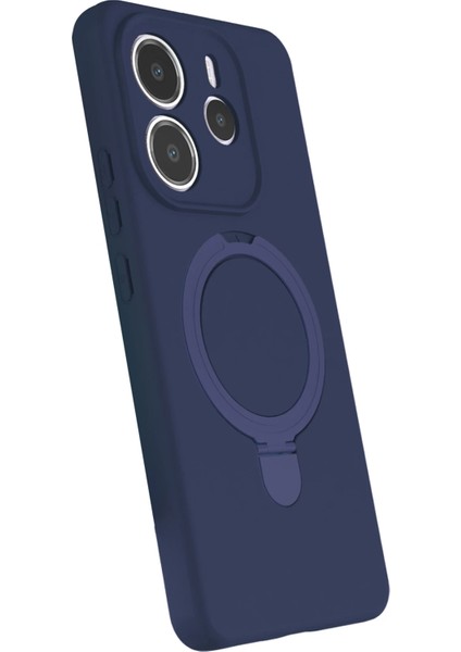 Allzey Newface Xiaomi Redmi Note 14 4g Regal Magsafe Standlı Kapak - Lacivert fiyatları