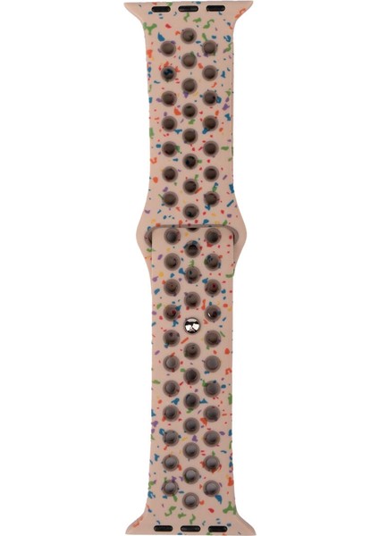 Apple Watch 42MM 10.nesil Kordon Yeni Seri 2023 Krd-02 Silikon Strap Kayış