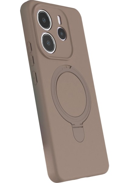 Allzey Newface Xiaomi Redmi Note 14 4g Regal Magsafe Standlı Kapak - Çöl Titanyum fiyatları