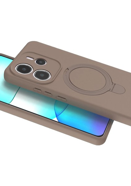 Allzey Newface Xiaomi Redmi Note 14 4g Regal Magsafe Standlı Kapak - Çöl Titanyum fırsatları