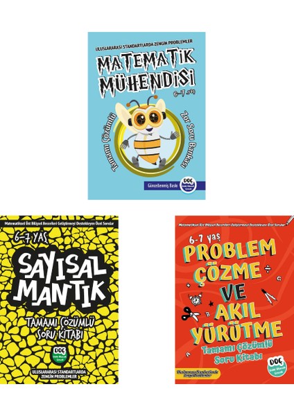 6-7 Yaş Matematik Süper Set (3 Kitap)