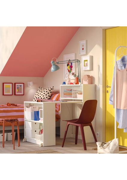 Billy Çalışma Masalı Kitaplık Beyaz 80 x 33 / 112 x 106 Cm indirimleri