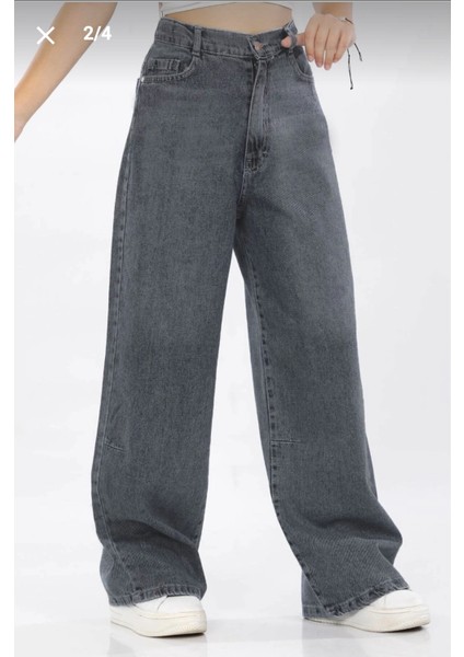 Kız Çocuk Wide Baggy Geniş Paça Kot Pantolon(Jean) modelleri