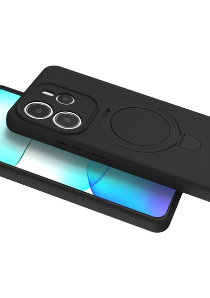 Allzey Newface Xiaomi Redmi Note 14 4g Regal Magsafe Standlı Kapak - Siyah fırsatları