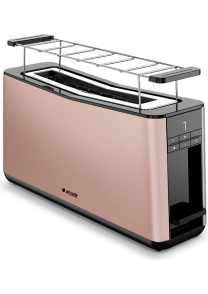Şık Rose Gold Ekmek Kızartma Makinesi, Beyaz Renkli, Pratik ve Modern Tasarım fiyatları