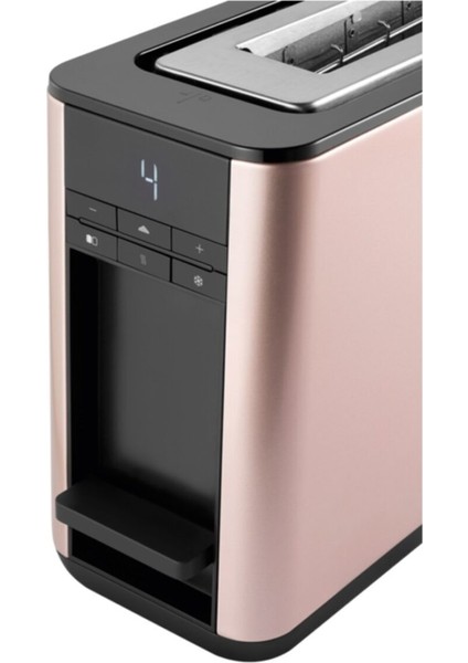 Şık Rose Gold Ekmek Kızartma Makinesi, Beyaz Renkli, Pratik ve Modern Tasarım modelleri