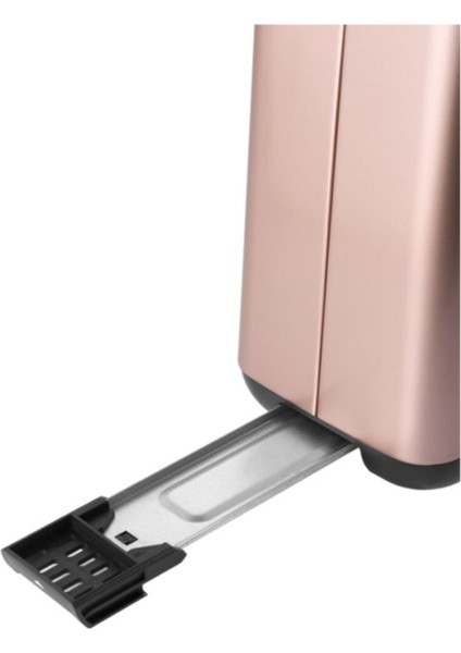 Şık Rose Gold Ekmek Kızartma Makinesi, Beyaz Renkli, Pratik ve Modern Tasarım fırsatları