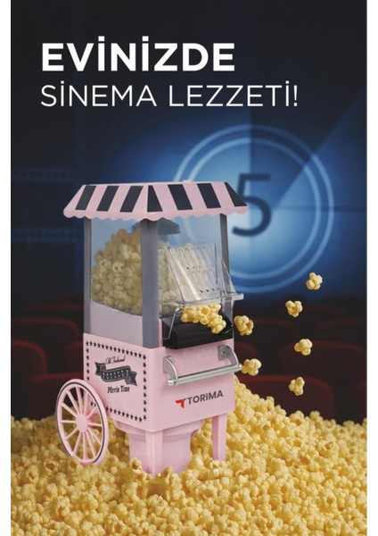 Pembe Yağsız Mısır Patlatma Makinesi, Lezzetli ve Sağlıklı Atıştırmalıklar Için fiyatları