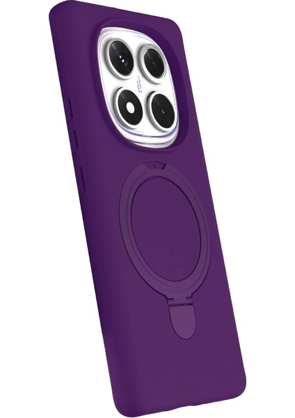 Allzey Newface Xiaomi Redmi Note 14 Pro 5g Regal Magsafe Standlı Kapak - Derin Mor modelleri
