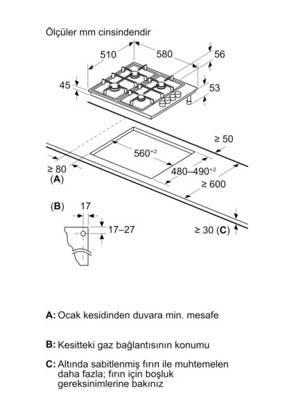 Beyaz Eko Ankastre Set HB012FBW1T FIRIN-EB6C2PK80O OCAK-LC63KPJ20T Davlumbaz