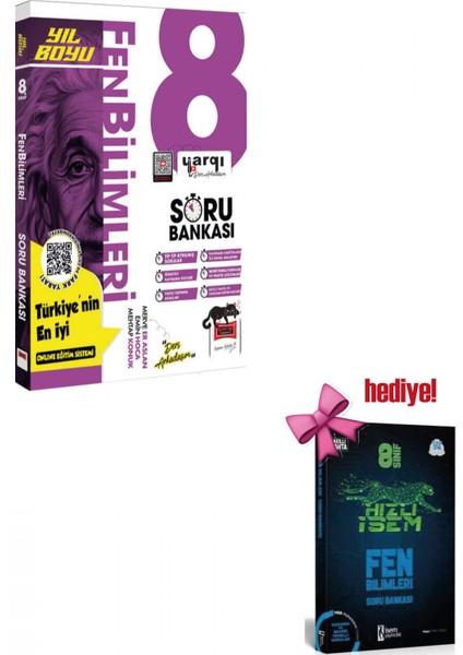 Yargı 8.sınıf Lgs Fen Bilimleri Yıl Boyu Soru Bankası + Fen Bilim