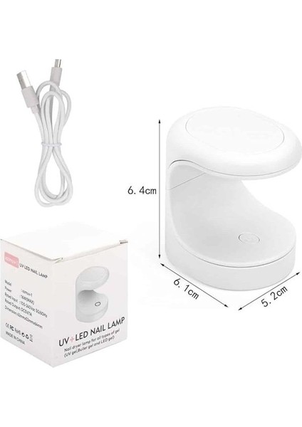 Wizard Mini Taşınabilir Kalıcı Oje Jel Tırnak Kurutucu Fototerapi Makinesi indirimleri