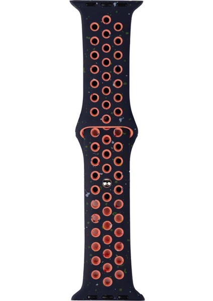 Apple Watch 42MM 10.nesil Kordon Yeni Seri 2023 Krd-02 Silikon Strap Kayış