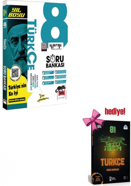 Yargı 8.sınıf Lgs Türkçe Yıl Boyu Soru Bankası + Türkçe Soru Hedi