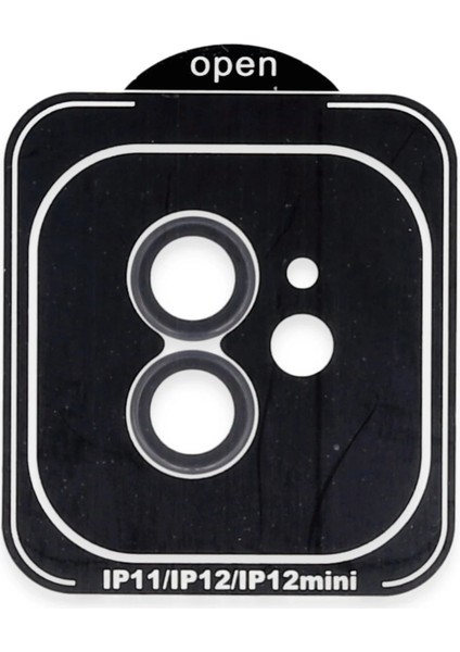 Allzey Joko Iphone 11 Pvd Metal Kamera Lens - Siyah