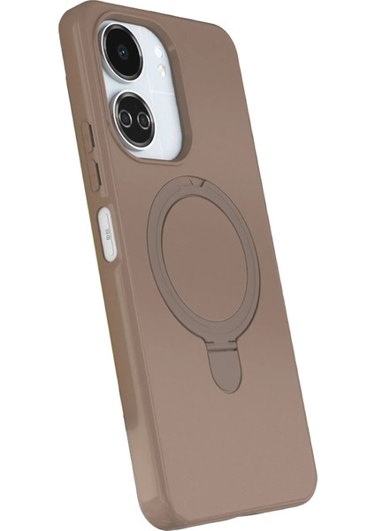 Allzey Newface Xiaomi Redmi 13C Regal Magsafe Standlı Kapak - Çöl Titanyum fiyatları