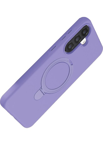 Allzey Newface Samsung Galaxy A26 Regal Magsafe Standlı Kapak - Lila fırsatları