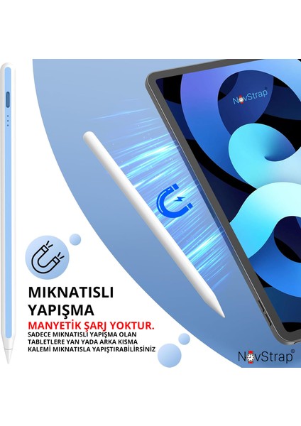iPad Air 1/air 2/ Pro 9.7 Inç 2015-2017 2018 ile Uyumlu Dokunmatik Tablet Kalemi Gen2 Stylus Pencil FR2911