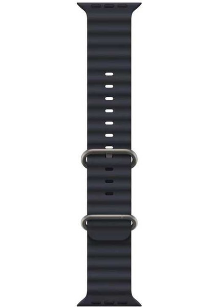 Apple Watch 42MM 10.nesil Metal Toka Silikon Kordon Premium Oceanvkayış