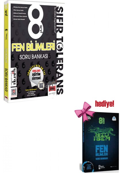 Yargı 8.sınıf Sıfır Tolerans Fen Bilimleri Soru Bankası + Fen Bil
