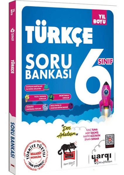 Yargı 6.sınıf Türkçe Yıl Boyu Soru Bankası Yargı Yayınları