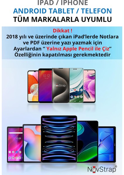 Tcl Homtech Casper Tabletler ile Uyumlu Dokunmatik Tablet Kalemi Gen2 Stylus Pencil FR2911