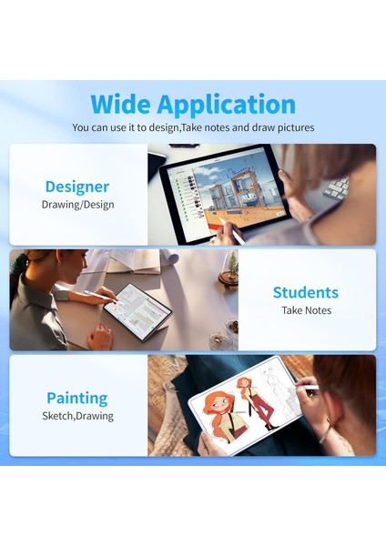 Tcl Homtech Casper Tabletler ile Uyumlu Dokunmatik Tablet Kalemi Gen2 Stylus Pencil FR2911