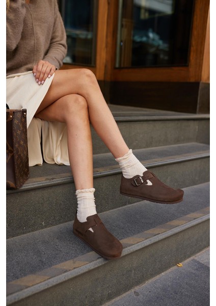 Oxford Hakiki Deri Mantar Taban Ortopedik Ayakkabı fırsatları