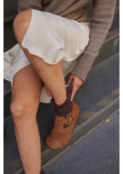 Oxford Hakiki Deri Mantar Taban Ortopedik Ayakkabı