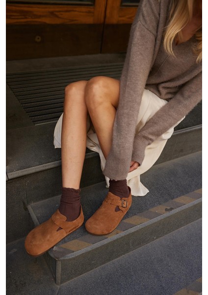 Oxford Hakiki Deri Mantar Taban Ortopedik Ayakkabı fırsatları